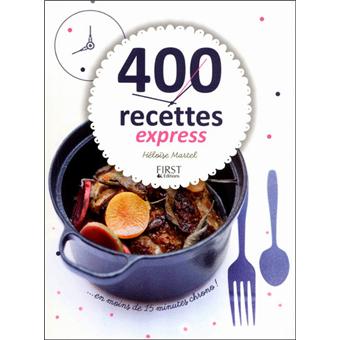 Couverture livre 400 recettes express