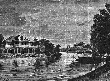 Restaurant ile de Bercy - Bois de Vincennes en 1867