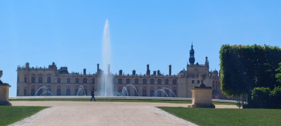 Parterre et château