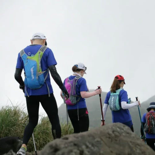 marche nordique en été, nutrition et hydratation