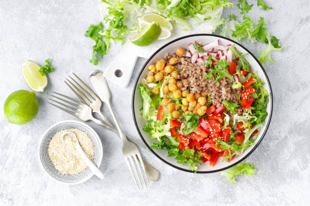 Assiette estivale après le sport