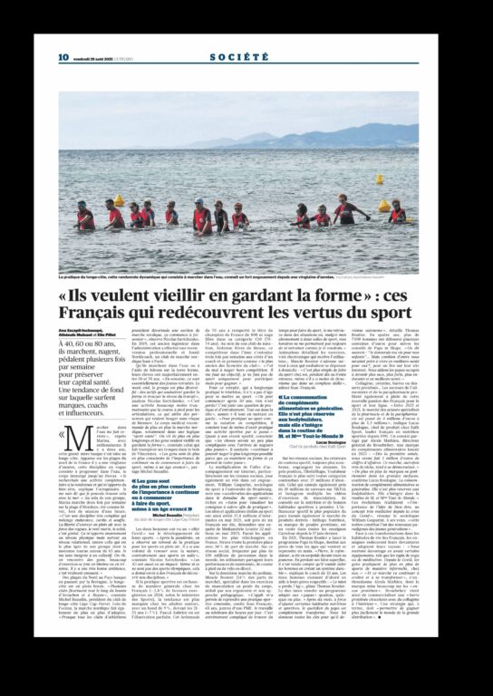 marche nordique à Paris avec Nordicoach, dans le Figaro