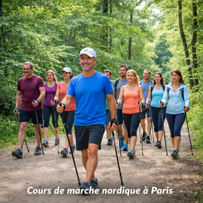 Tarifs cours de marche nordique Paris