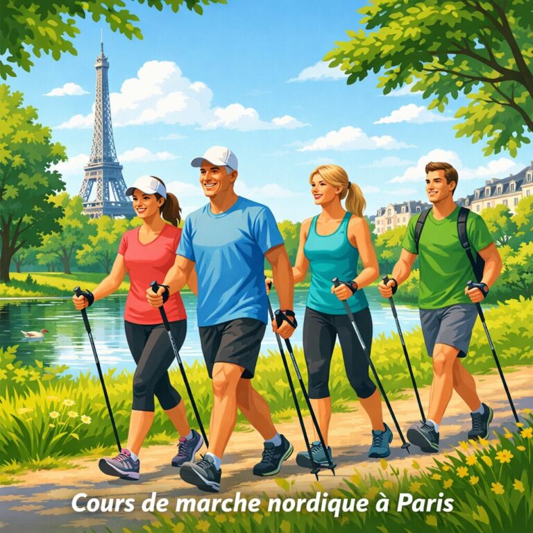 Cours de marche nordique Paris