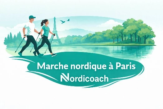 Marche nordique dans le Bois de Vincennes avec coach à Paris