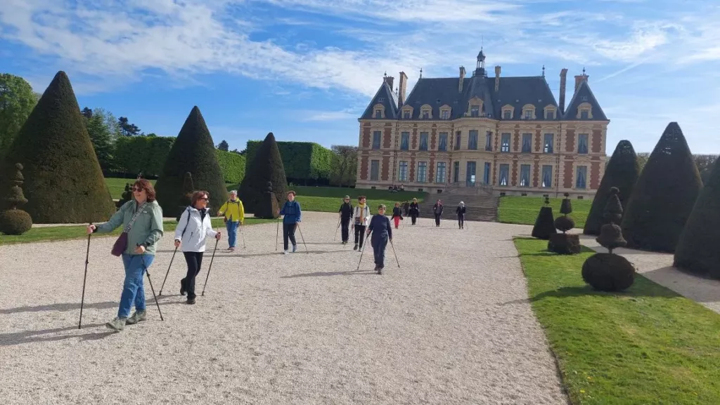 Marche nordique château de Sceaux